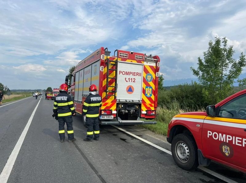 Imagini de la locul accidentului Imagini de la locul accidentului