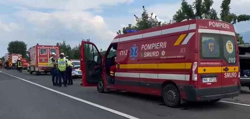 Imagini de la locul accidentului Imagini de la locul accidentului