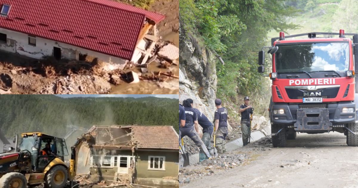 Localnicii din Broșteni, mărturisiri emoționante! Au ajuns la capătul puterilor, după ce inundațiile le-au distrus toată agoniseala de-o viață: „N-am salvat nimic, nici măcar actele”