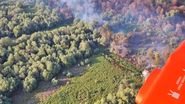Imagini de la locul incendiului