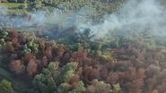 Imagini de la locul incendiului