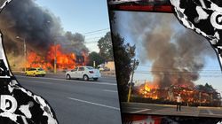 Filmul complet al incendiului de la clubul Bellagio din Mamaia! Autoritățile iau în calcul o ipoteză șocantă. Ce spun martorii?: „Am auzit o bubuitură mare”