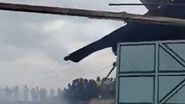 Imagini de la locul tragediei aviatice