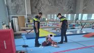 Imagini de la locul incidentului