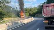 Imagini de la locul incendiului
