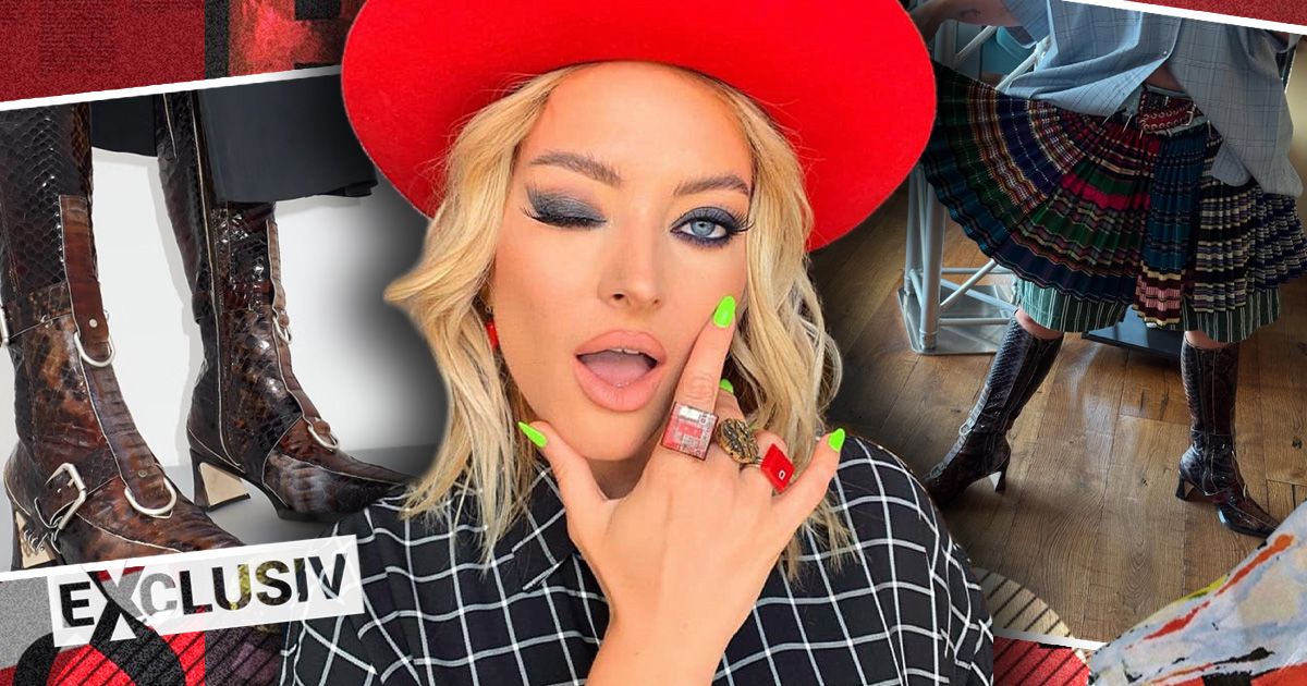 Delia Matache, regina extravaganței! Câți lei a scos din buzunar pentru cizmele din piele de șarpe care au împărțit internetul în două | EXCLUSIV
