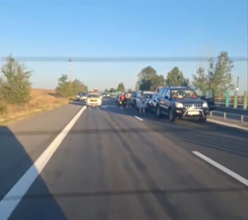 Imagini de la locul accidentului