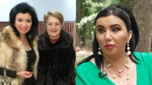 Adriana Bahmuțeanu și mama sa