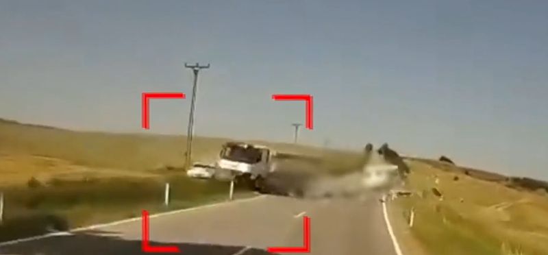 Imagini de la locul accidentului