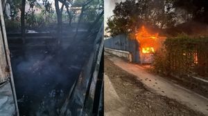 Imagini de la locul incendiului  Imagini de la locul incendiului