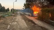 Imagini de la locul incendiului