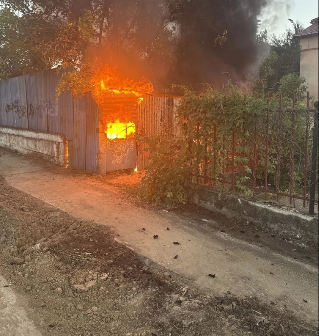 Imagini de la locul incendiului Imagini de la locul incendiului