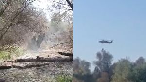 Imagini de la locul incendiului