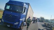 Imagini de la locul accidentului