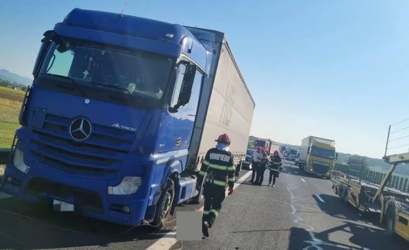 Imagini de la locul accidentului