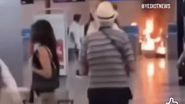 Imagine din timpul atacului din Aeroportul Malpensa 