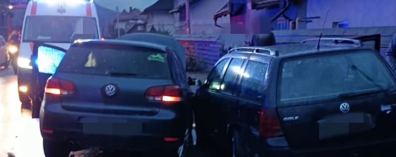 Imagini de la locul accidentului
