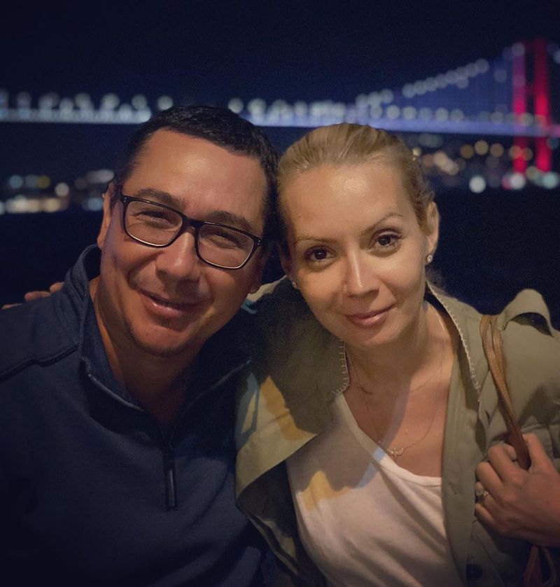 Victor Ponta și Daciana Sârbu, pe vremea când formau un cuplu