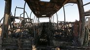 Imagine cu autobuzul implicat în tragedia din Herat