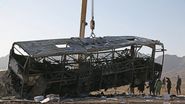 Imagine cu autobuzul implicat în tragedia din Herat