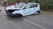 Imagini de la locul accidentului