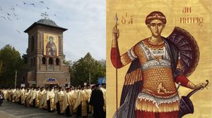 Procesiune cu moaștele Sfântului Dimitrie