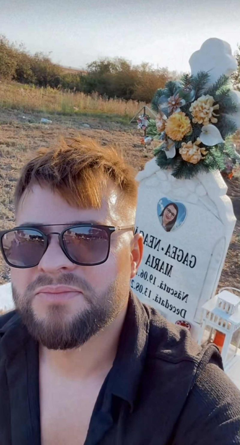 Gagea, la mormântul surorii lui