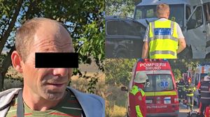 Imagini de la locul accidentului