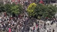 Imagine de la protestele din Nepal