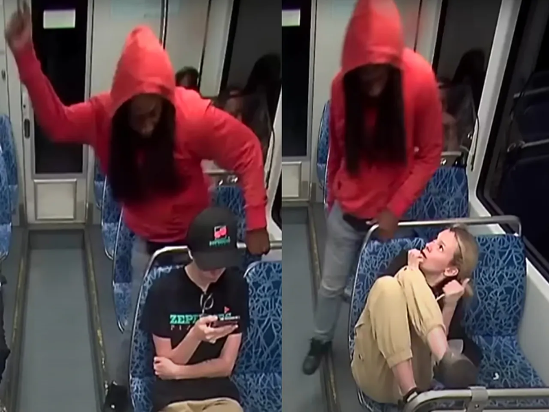 Momentul &icirc;n care Iryna Zarutska a fost &icirc;njunghiată &icirc;n metrou