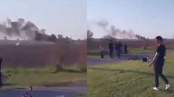 Tragedie aviatică în Argentina! Un avion s-a prăbușit în timpul unui spectacol aerian. Ambii piloți au murit