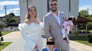 Culiță Sterp alături de Daniela Iliescu și copiii lor