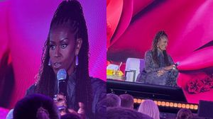 Michelle Obama, apariție spectaculoasă în România! O mie de persoane au stat la coadă să o vadă pe fosta primă-doamnă a Statelor Unite