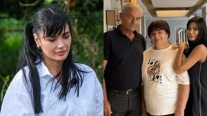 Olga Barcari și părinții ei