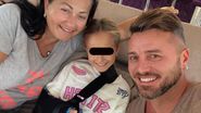 Gabriela Cristea și Tavi Clonda alături de fiica lor, Victoria