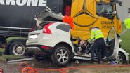 Imagine de la locul accidentului