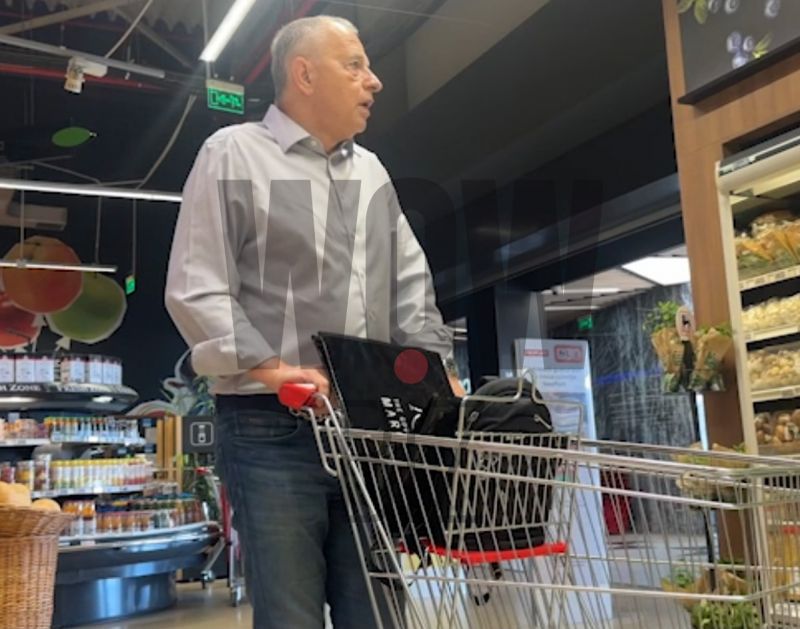 mircea geoana cu sotia la cumparaturi