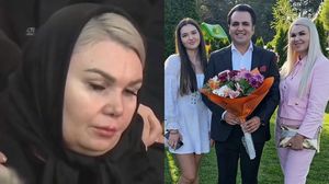 Igor Cuciuc alături de soția și fiica lui