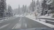 Prima zăpadă din acest sezon