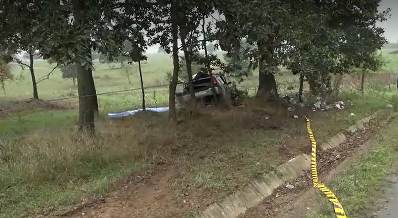 Imagini de la locul accidentului
