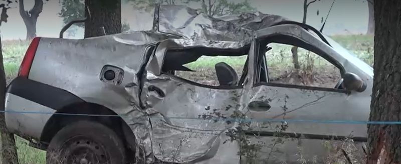 Imagini de la locul accidentului