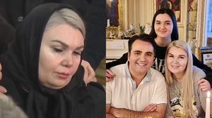 Igor Cuciuc alături de soția și fiica lui
