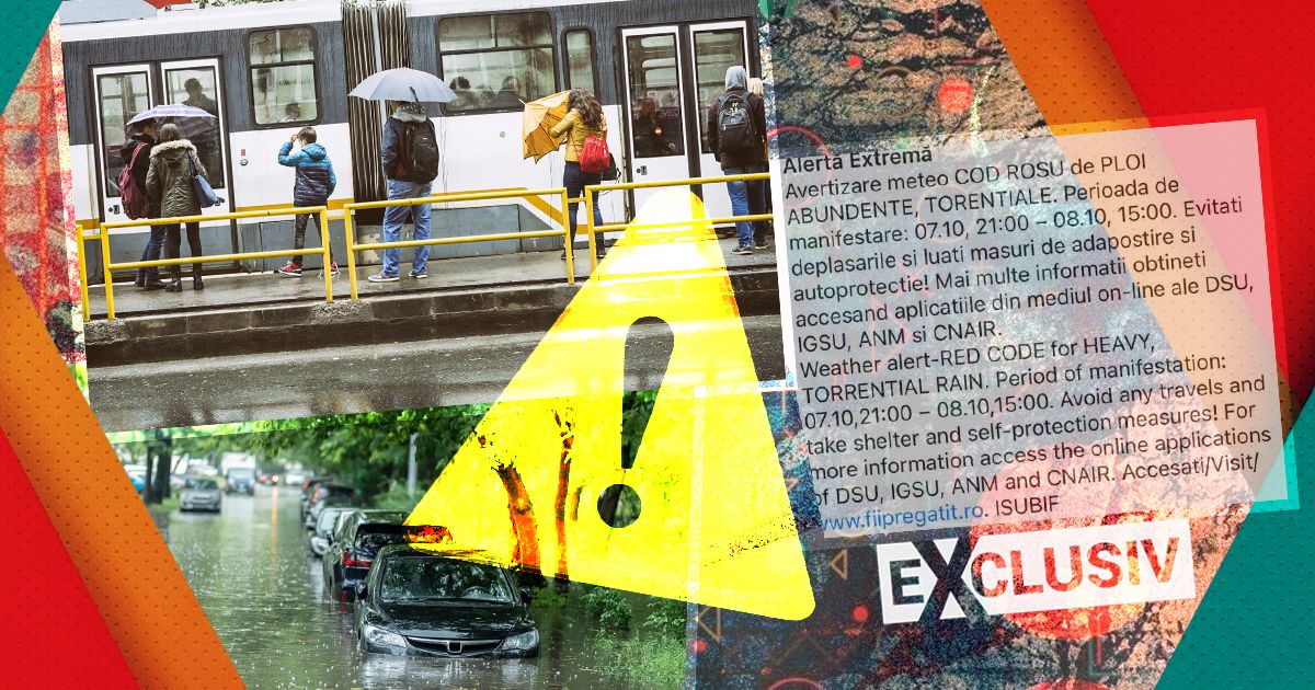 A fost actualizată prognoza meteo! Ce urmează după codul roșu de ploi torențiale și vânt puternic: „Toate structurile sunt în alertă” | EXCLUSIV