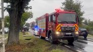 Imagini de la locul accidentului