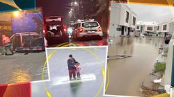 Pagubele produse de ciclonul Barbara în România! Zeci de copaci rupți, cartiere inundate, pene de curent și școli închise. O mașină a fost luată de viitură, în Constanța