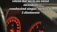 Postarea făcută de șoferul de 20 de ani, cu ceva timp înainte de accident