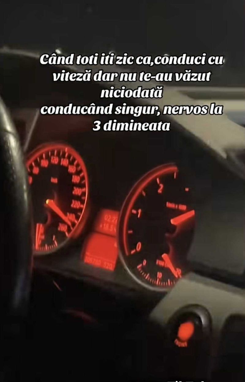 Postarea făcută de șoferul de 20 de ani, cu ceva timp înainte de accident