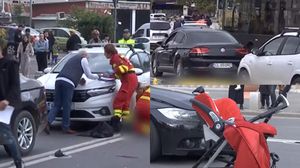 Imagini de la locul accidentului