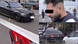Imagini de la locul accidentului