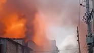 Imagini de la locul incendiului